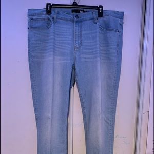 RSQ Mens Skinny Jeans 38x30 Light Blue